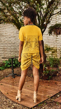 Cargar imagen en el visor de la galería, Falda Orquídea Alpaca - Amarillo y gris