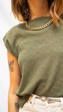 Cargar imagen en el visor de la galería, Top Rombos - verde militar